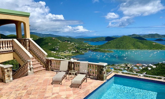 Lower Carolina Villa | Vues sensationnelles de Coral Bay et des BVI