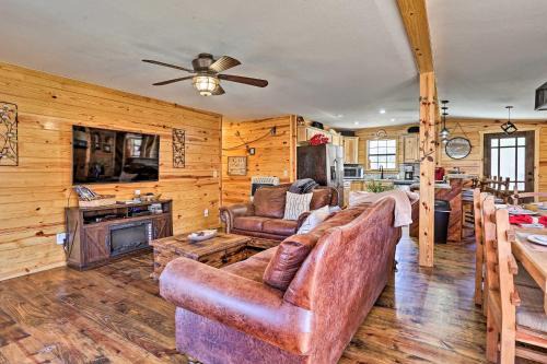 Big Cedar Maison | Serene Cabins with Decks and 8 Acres on Kiamichi River