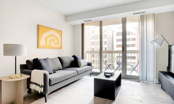 Connecticut Ave - K Street Appartement | Serene Foggy Bottom 1BR w/ Gym & W/D, near Metro & GWU, by Blueground