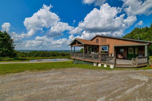 Jefferson Maison | Serene Home with Deck, Pond and Mtn Views in Jefferson