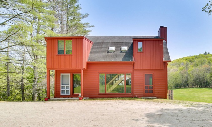 Falls Village Maison | Serene Salisbury Rental Home on 26 Acres w/ Deck!