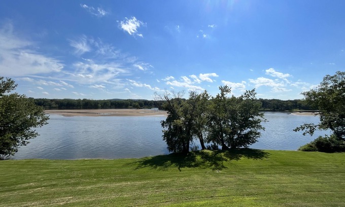 Muscoda Maison | Serenity awaits at this secluded riverfront property