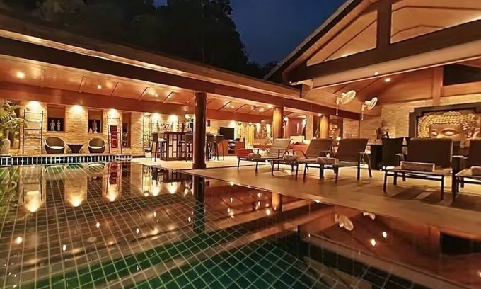 Kamala Lit Et Petit-Déjeuner | Villa de luxe avec piscine de 9 à 17 chambres avec chef privé, Kamala Beach Phuket,