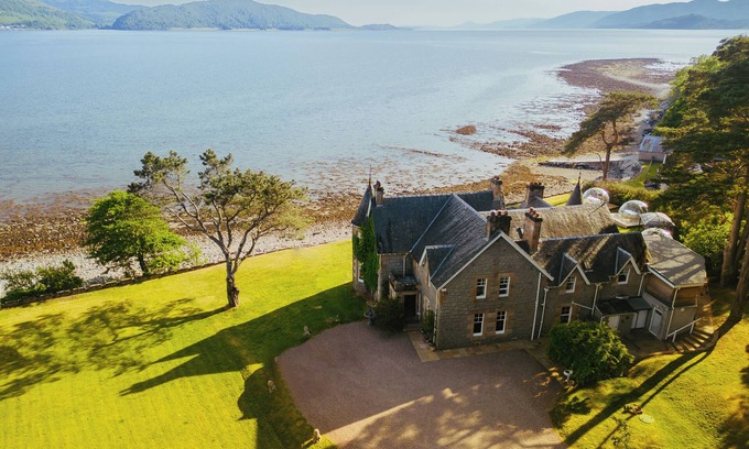 West Laroch Maison | Serviced Luxury Scots Baronial Country House Private Beach and Panoramic Views