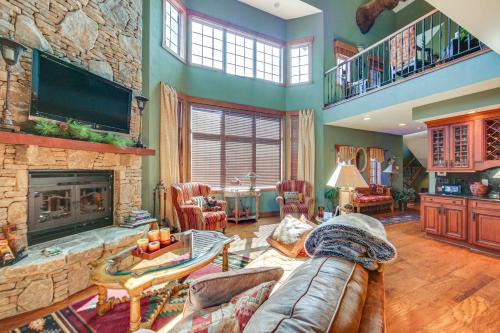 Champion Maison | Seven Springs Resort Home Theater Room and Grill