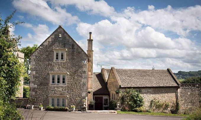 Bathford Maison | Cottage-Large-Salle de bain privée séparée-Vue sur la campagne-Shockerwick Co...