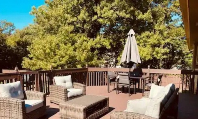 Neptune City Maison | Shore Town Serenity: Saltwater Pool, Firepit & Grill