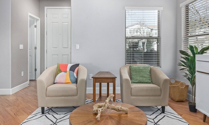 Queen Creek Maison | Short or Longer Stays! Spacious Chic Downtown Retreat w/ Community Pool