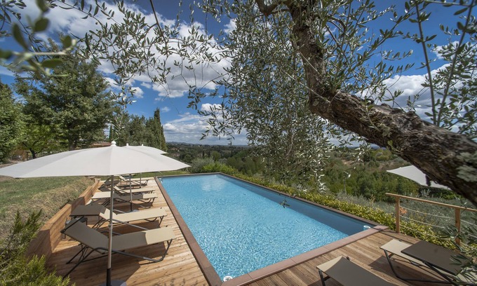 Siena Villa | Villa Santa Chiara appartements à louer avec piscine, jardin près du centre de Sienne