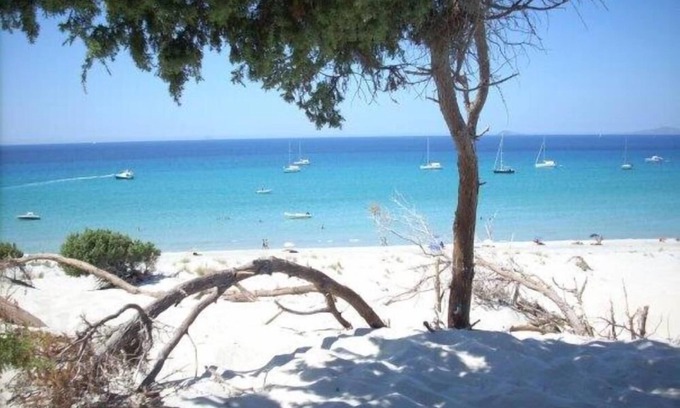 Sant'Anna Arresi Appartement | Single house detached courtyard terrace sea view