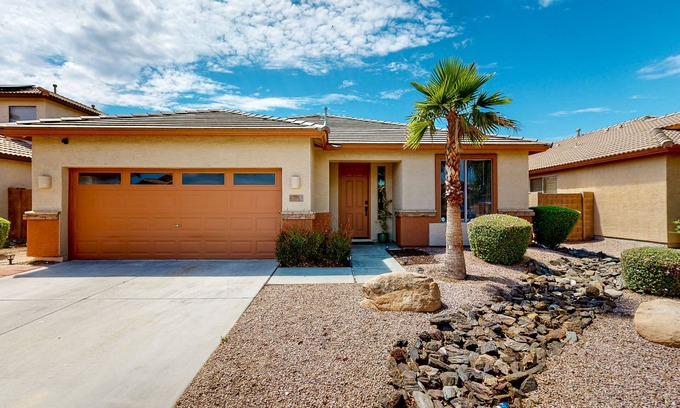 Coldwater Springs Maison | Single-level home with private pool, golf course views, pool table, & W/D