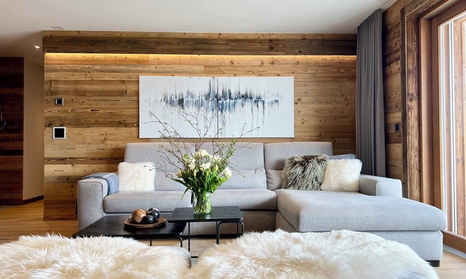 Heremence Appartement | Ski-in ski-out luxury chalet apartment with amazing mountain view and spa access