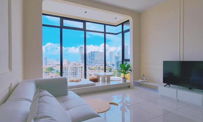 George Town Appartement | SkyPool with Seaview 8pax Beacon Executive Suites - Georgetown City Centre - 3km to Komtar