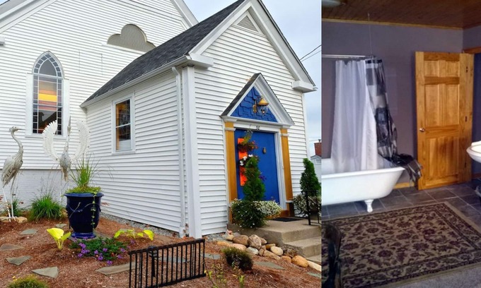 Wolfeboro Maison | Dormir comme un ange dans une Église vieille - Brown Chambre