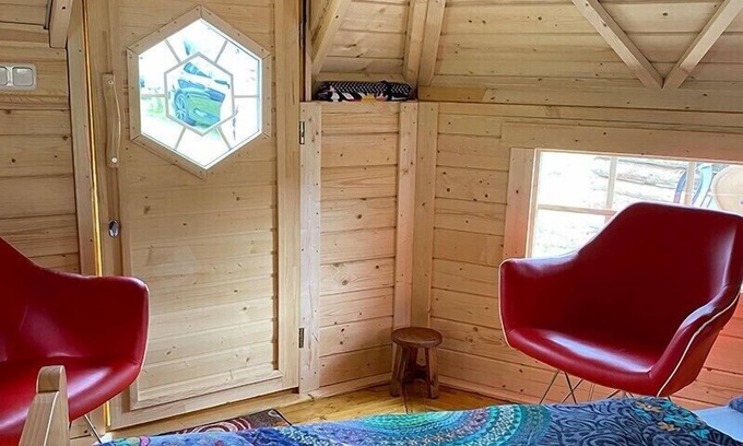 Wahlhausen Appartement | Sleeping hut, hexagonal cottage, 1 bedroom, max. 2 persons