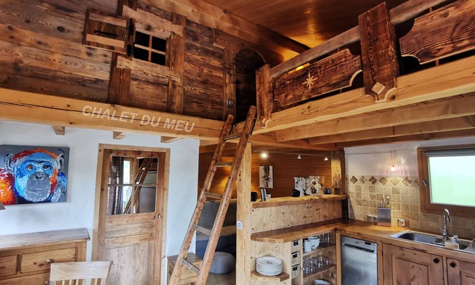 Megeve Chalet De Ski | Petit chalet individuel de caractère, avec jardin et terrasse