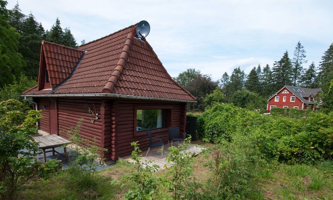 Odderade Maison | Petite maison en rondins dans un endroit fantastique
