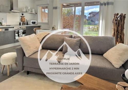 Marignier Appartement | Snow Home by So'SerenityHome-Jardin-Parking-Calme