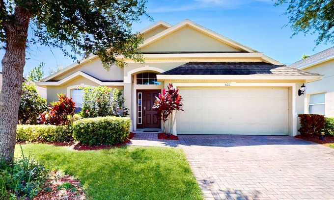 Marbella Maison | Snowbird-friendly home with private pool, spa, game room, tennis, basketball, AC