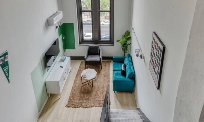 West Philadelphia Appartement | Sosuite | 1BR Loft w W/D, Gym, Lounge