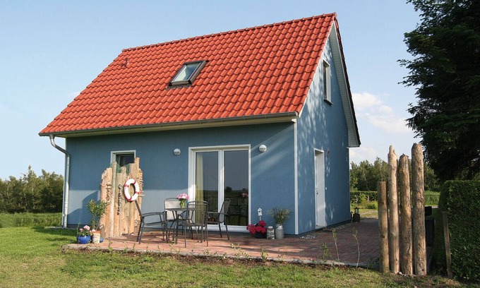 Pruchten Maison | Sur le petit Port avec vue sur l'eau et Prairies de Bodden, conçues avec amour