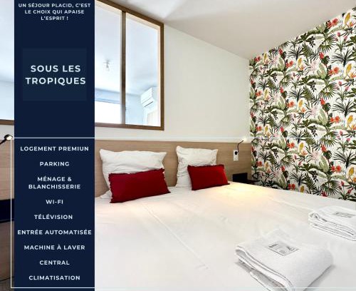 Mont-de-Marsan Appartement | Sous Les Tropiques - Clim - Parking - Central