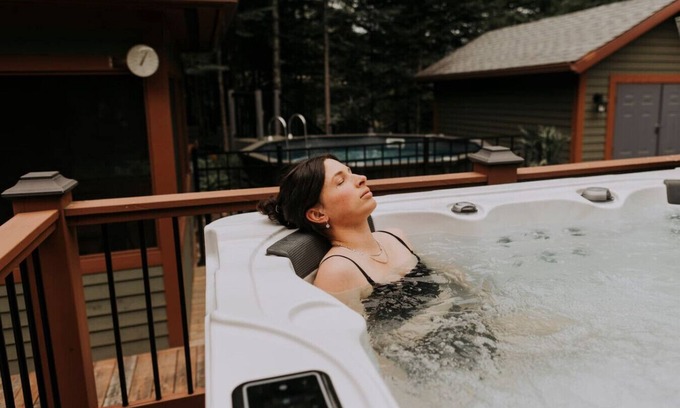 Saint-Faustin-Lac-Carre Maison | Spa Pool Kid Gym Bike/AquaPark Firepit