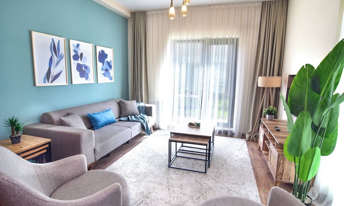 Mahmutbey Appartement | Spacious 2BR with Garden- Long term rent