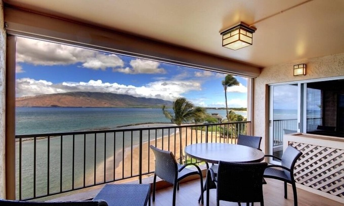 Kihei Copropriété | Spacious 3BD/2BA Beachfront Condo - Perfect Family Retreat– Menehune Shores #510