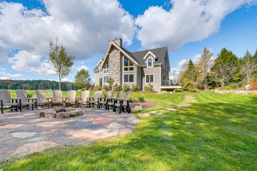Granville Summit Maison | Spacious and Secluded Forksville Home Fire Pit