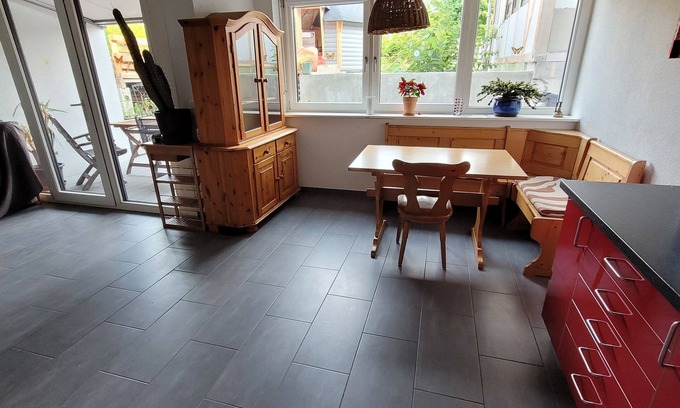 Sudlich der Pfinz Maison | Spacious apartment for the whole family with terrace