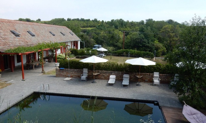 Nagyszekely Appartement | Appartement spacieux avec utilisation de l'étang de baignade dans un village tranquille