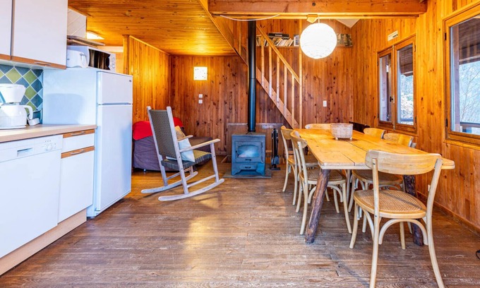 La Lechere Chalet De Ski | Chalet spacieux 8 pers, terrasse vue montagne