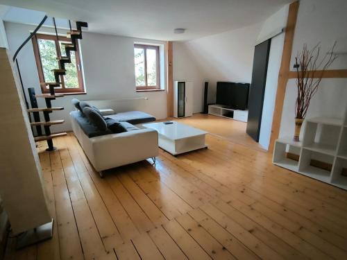 Liberec Appartement | Spacious duplex apartment with fireplace by the Nisa River