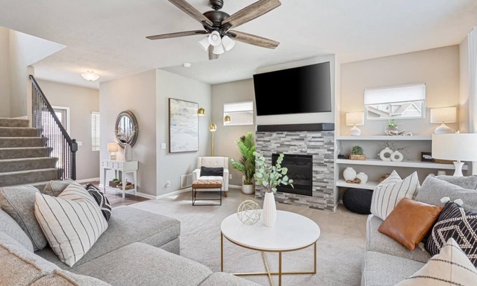 Omaha Maison | Spacious Elkhorn, West Omaha Home. Quiet and safe neighborhood. Newer Build