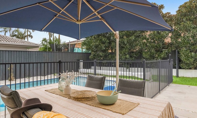 Lennox Head Maison | Spacious Family Beach Home-Large Salt Pool-Close to Beach & Shops