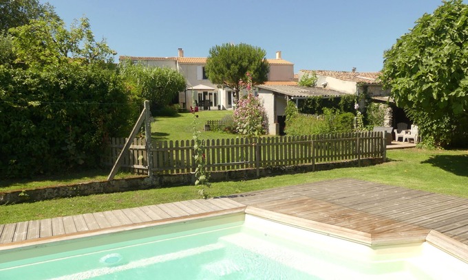 Heirs-Brouage Maison | Spacieuse et charmante maison avec piscine proche Marennes Oléron