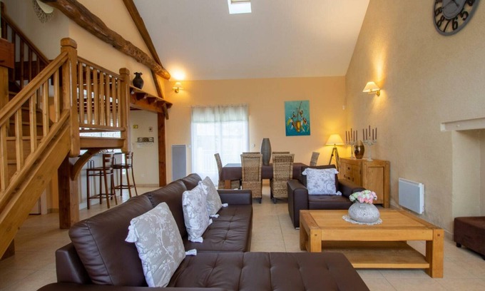 Saint-Germain-et-Mons Cottage | Maison spacieuse avec jardin clos et Wifi à Saint-Germain-et-Mons