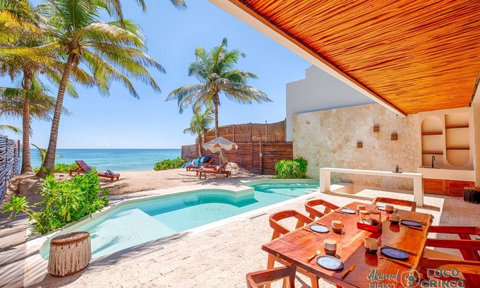 Akumal Villa | Spacious luxury in this 7 bedroom villa, 2 pools and so much more!