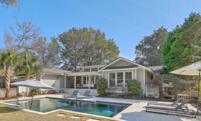 Charleston Maison | Spacious Mt Pleasant Getaway with Pool, Near Sullivan’s Island & Downtown