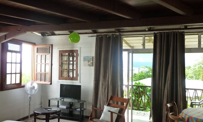 L'Houezel Maison | Loft spacieux vue mer, jusqu'a 7 personnes. Dampierre, Gosier