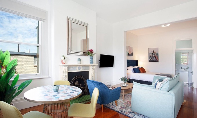 Glebe Appartement | Studio spacieux avec balcon dans le centre-ville de Glebe