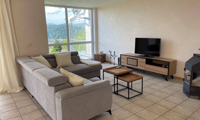 Schopfheim Appartement | Spacious vacation apartment with panoramic view