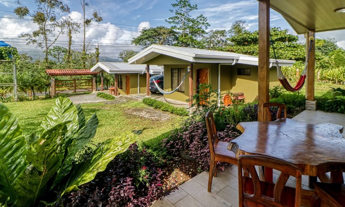 Arenal Hot Springs Villa | Spacious villa near town with volcano views, fast WiFi, and kitchenette