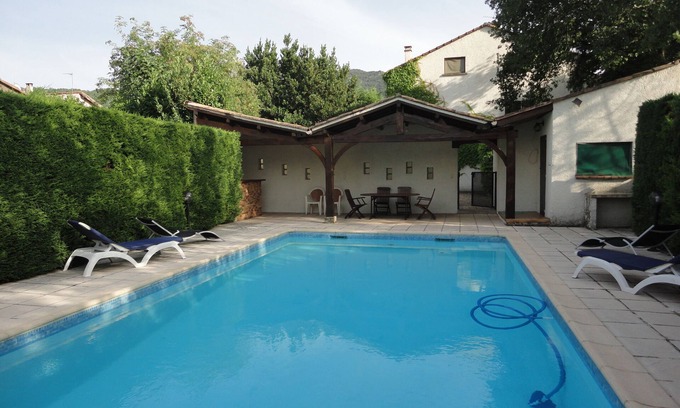 Bedarieux (ornac) Maison | Grande villa avec piscine privée donnant sur la vallée de l'Orb rivière