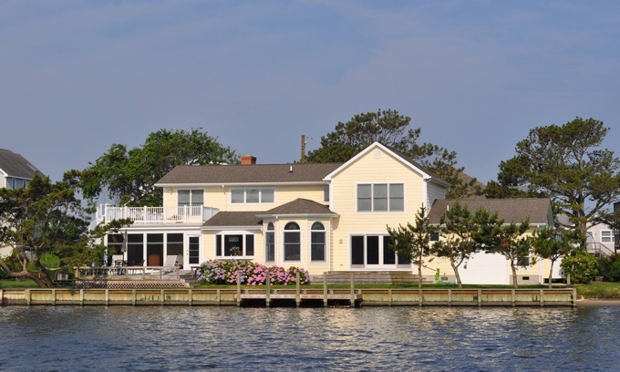 Bethany Beach Maison | Accueil spacieux au bord de l'eau, à pied de la plage