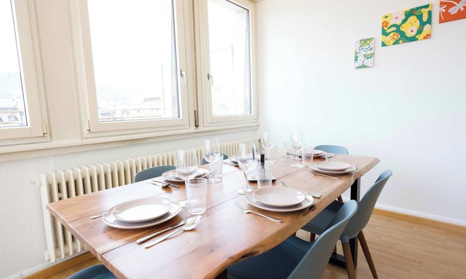 Sihlfeld Appartement | Spacious Zurich Apt, Huge Terrace & Views