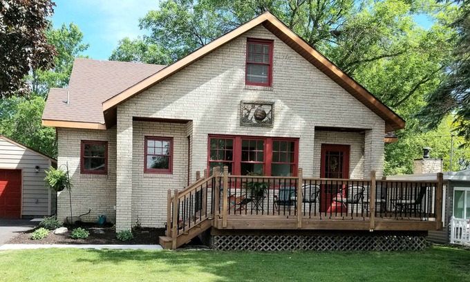 Clear Lake Maison | Restored home on the south shore, offering a nice view from across the street.