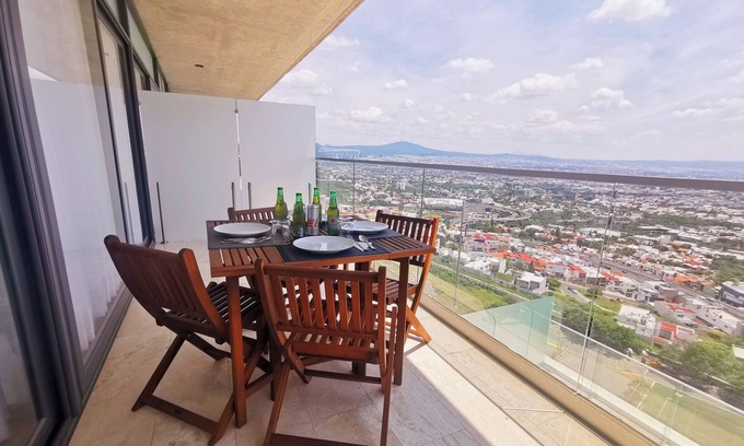 Queretaro Appartement | Spectacular view, luxury apartment on the 11th floor and air conditioning