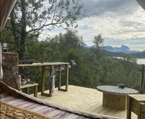 Ballangen Autre | Spectacular tent with unforgettable view